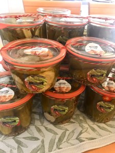 Essiggurken-Gewürzgurken-Einlegen